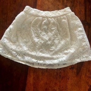 Carter Girls Lace Mini Skirt Size 4